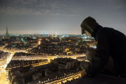 Place Hacking: on top of St Sulpice Church, Paris