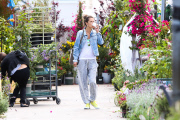 *EXCLUSIVE* Alessandra Ambrosio: Flower Power in Brentwood