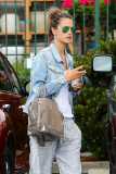 *EXCLUSIVE* Alessandra Ambrosio: Flower Power in Brentwood