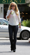 Britney Spears in a white see through blouse covered in stains - Part 2