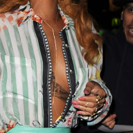 Rihanna Leaving Da Silvano and Returning to her Hotel