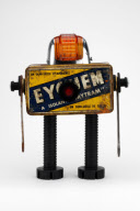 Robot sculptures made with vintage materials, Madrid, Spain - 01 May 2013