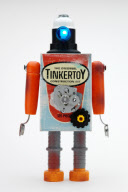 Robot sculptures made with vintage materials, Madrid, Spain - 01 May 2013