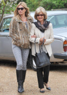 Kate Moss spending the weekend with the in-laws in the Cotswolds, Britain - 11 May 2013