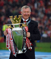 Fussball: Meisterfeier Manchester United nach dem Spiel gegen Swansea