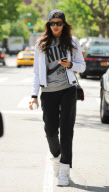 Irina Shayk Catches a Cab after Working Out