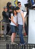 Katie Holmes On The Set Of 'Mania Days' 