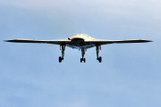 An X-47B Unmanned Combat Air System demonstrator launches from the flight deck of the aircraft carrier USS George H.W. Bush, Atlantic Ocean - 14 May 2013