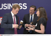 NYC: Prince Harry and David Cameron