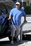*EXCLUSIVE* Kevin Federline Fuels Up for the Day in Calabasas
