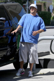 *EXCLUSIVE* Kevin Federline Fuels Up for the Day in Calabasas