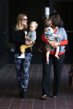 Hilary Duff and Luca head to Babies First Class