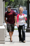 Britney Spears and David Lucado get sporty at Sports Authority