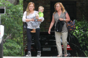 Hilary Duff and Luca spend time with Grandma Susan 