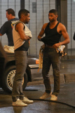 *EXCLUSIVE* Usher shoots his new video in Downtown LA