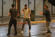 *EXCLUSIVE* Usher shoots his new video in Downtown LA