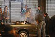 *EXCLUSIVE* Usher shoots his new video in Downtown LA