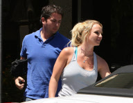 Britney Spears Visits A Rehearsal Studio 