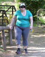 Exclusive... Rebel Wilson Hikes Through Griffith Park 