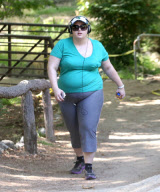 Exclusive... Rebel Wilson Hikes Through Griffith Park 