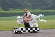Man builds world's fastest fully functioning toilet, Lincolnshire, Britain - 22 May 2013