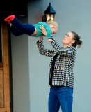 Emily Deschanel and David Hornsby Take Baby Lamar To Dinner 