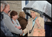 The Prince of Wales and the Duchess of Cornwall visit Hay-On-Wye