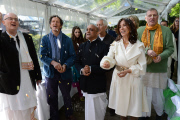 George Harrison Memorial Garden Opening at the Hare Krishna Estate, Hertfordshire, Britain - 25 May 2013