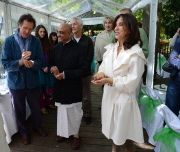 George Harrison Memorial Garden Opening at the Hare Krishna Estate, Hertfordshire, Britain - 25 May 2013