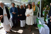 George Harrison Memorial Garden Opening at the Hare Krishna Estate, Hertfordshire, Britain - 25 May 2013