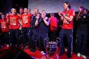 Bayern München feiert den Champions League Titel 2013 