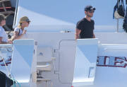 Exclusive... Chase Crawford & Tony Romo Take Their Joined Family To Mexico 