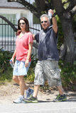 *EXCLUSIVE* Dustin Hoffman and Lisa Hoffman enjoying the Malibu Sun
