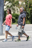 *EXCLUSIVE* Dustin Hoffman and Lisa Hoffman enjoying the Malibu Sun