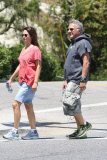*EXCLUSIVE* Dustin Hoffman and Lisa Hoffman enjoying the Malibu Sun