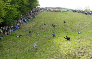 Cheese Rolling in Brockworth, Gloucestershire, Britain - 27 May 2013