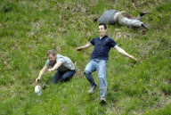Cheese Rolling in Brockworth, Gloucestershire, Britain - 27 May 2013