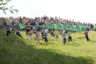 Cheese Rolling in Brockworth, Gloucestershire, Britain - 27 May 2013