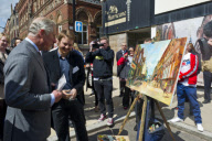 Prince Charles visit to Burslem, Stoke-On-Trent, Britain - 16 May 2013
