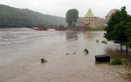 Hochwasserlage Grimma