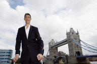 GUINNESS WORLD TALLEST MAN PHOTOCALL