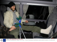 David Beckham leaving Mehilainen Hospital in Turku, Finland - 17 Mar 2010