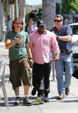 Prince Jackson does lunch with his posse in Beverly Hills