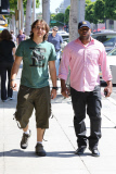 Prince Jackson does lunch with his posse in Beverly Hills