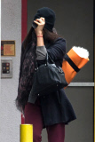 *EXCLUSIVE* Demi Moore keeps a low profile for Yoga