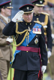 Prince Charles presents new colours to the Mercian Regiment at the Sixways Stadium, Worcester, Britain - 06 Jun 2013