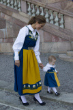 Die schwedische Königsfamilie zum Familienfoto in Stockholm 