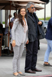 Andrea Bocelli and Veronica Berti stop by Il Pastaio for lunch - Part 2