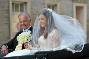 Lady Natasha Rufus Issacs and Rupert Flint Wedding, Cirencester, Britain - 08 Jun 2013