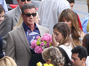 Exclusive... Sylvester Stallone Attends His Daughter's Graduation 
